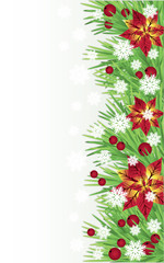 Winter greeting banner. vector illustration