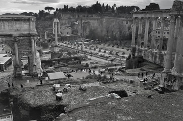 ruins on Capitoline Hill