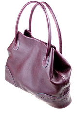 leather cherry bag