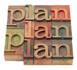 plan word abstract