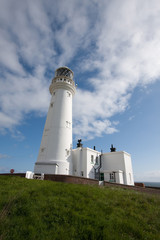 Fototapeta na wymiar Flamborough head Lighthouse, Yorkshire England