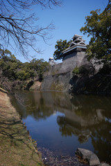 Fototapeta na wymiar Kumamoto castle, Japan