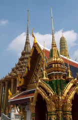Fototapeta premium A temple at the Grand Palace at Bangkok, Thailand