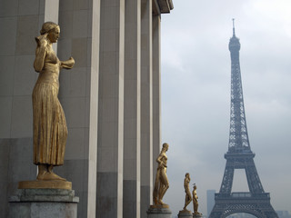 Fototapeta na wymiar Eiffelturm,Paris,Frankreich