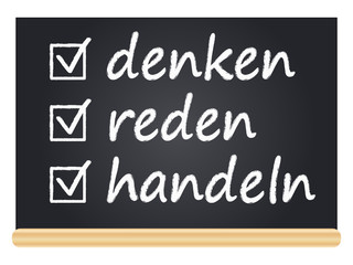 denken, reden, handeln