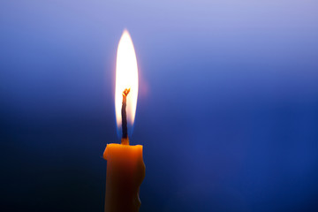 Burning candle
