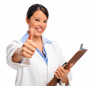 Medical Doctor Gives A Thumbs Up