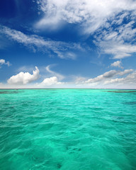 Fototapeta na wymiar landscape with turquoise sea