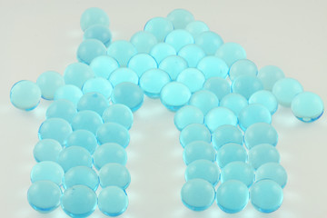 maison en billes d'eau