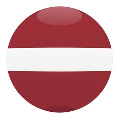 boule lettonie latvia ball drapeau flag