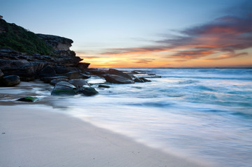 Obraz premium australian beach at dawn