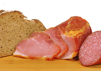Schinken Brot Salami - ham bread salami 02