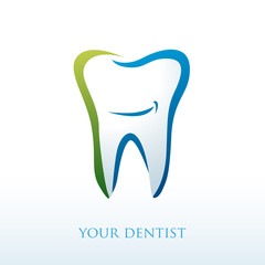 logo dentiste, dent