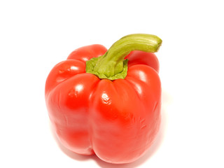red pepper isolated on white