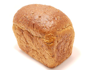 Bread on a white background