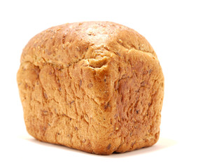 Bread on a white background
