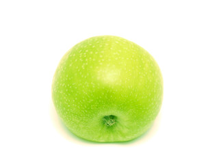 green apple isolated on white