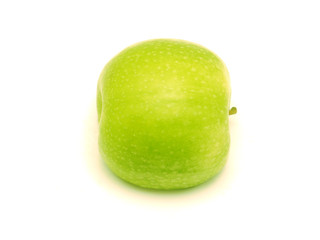 green apple isolated on white