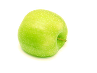 green apple isolated on white