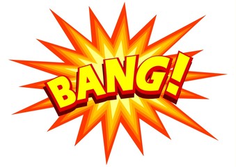 Stock illustration of a comic explosion