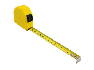 Tape measure isolated on white background