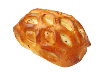 delicious fresh pie stuffed with cottage cheese