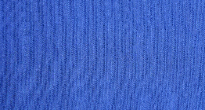 Blue Jersey Fabric Texture As Backround