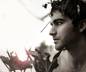 Young natural man