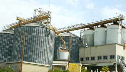 Fototapeta premium Grain elevator