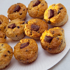 muffins au chocolat