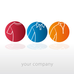 logo entreprise, textile, t-shirt