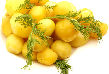 Boiled potato