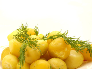 Boiled potato