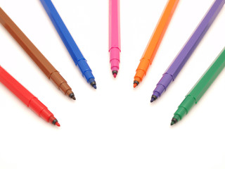 Color felt-tip pens