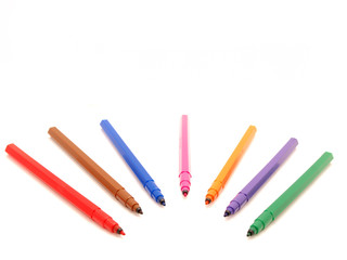 Color felt-tip pens