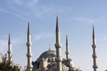 Fototapeta na wymiar Mosquée Bleue