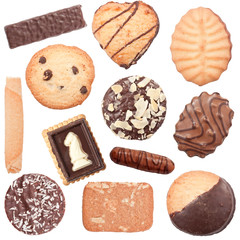 Collection of different cookies