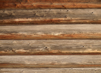 Timbered wall