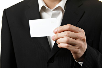 Fototapeta premium showing blank business card