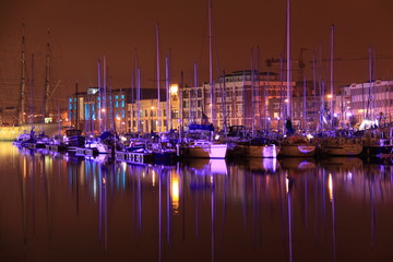 Port de Dunkerque, nocturne
