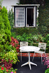 A traditional English cottage..