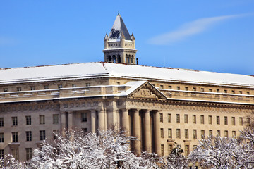 Commerce Department Old Post Office After the Snow Constitution