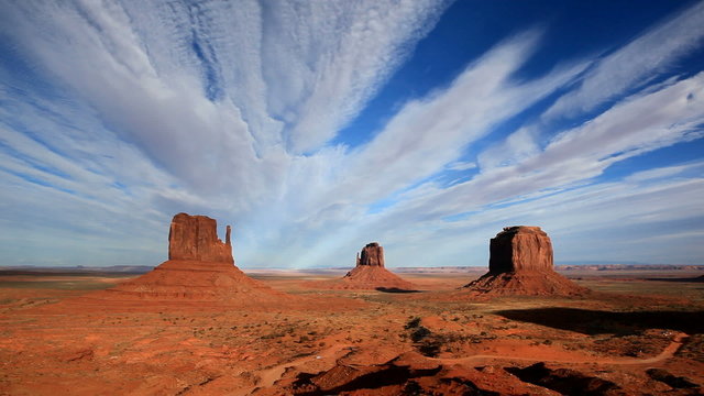 Monument Valley, Navajo National Park, USA.