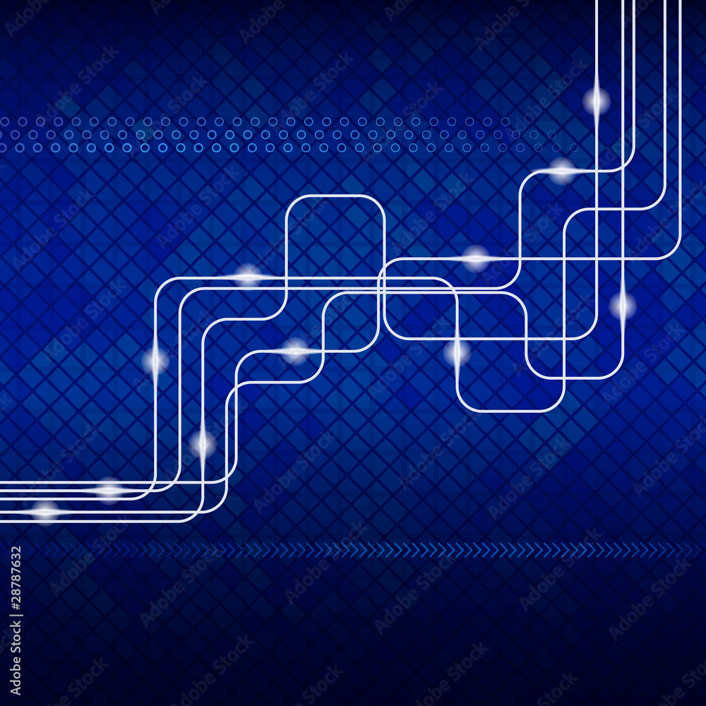 Poster abstract techno background. vector image.