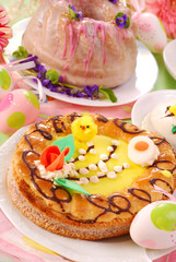 easter pastries on the table