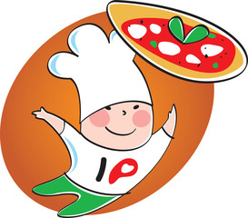 I love pizza logo - logo pizzeria