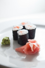 sushi maki (color toned image; shallow DOF)