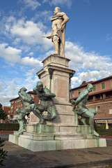Fototapeta na wymiar Statua Livorno Czterech Maurów