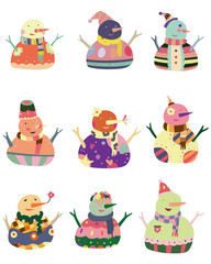 cartoon Snowman icon