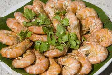 Boiled shrimp